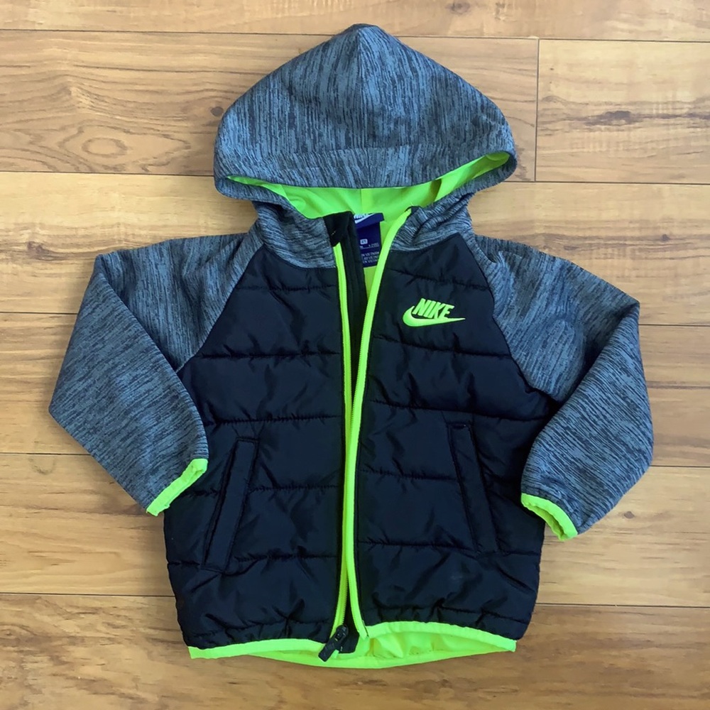 Nike hybrid puffer therma fleece jacket 2T boys